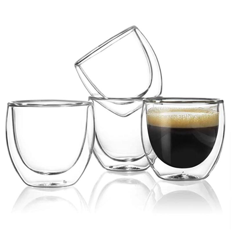 Trinkgenuss: Espresso Glas [2-er Set]